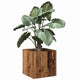 Vidaxl Planter Big 40x40x40 cm de madera procesada de madera vieja coloreada