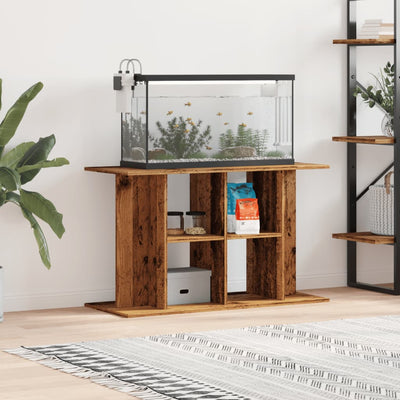 Vidaxl Aquarium Standard 100x40x60 cm Madera procesada de madera vieja