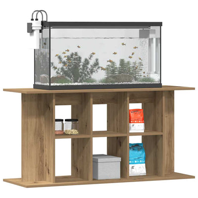 Estándar de Aquarium Vidaxl 120x40x60 cm de roble artesanal procesado