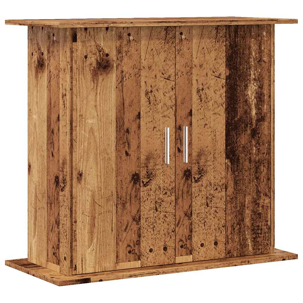 Vidaxx soporte para acuario 81x36x73 cm madera procesada, color madera vieja