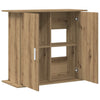 Supporto per acquario Vidaxx rovere artigianale 81x36x73 cm legno ingegnerizzato
