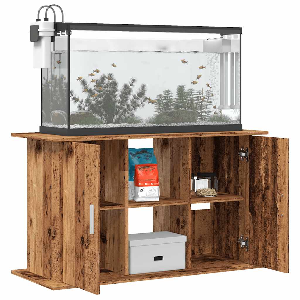Vidaxx soporte para acuario 101x41x58 cm madera procesada, color madera vieja