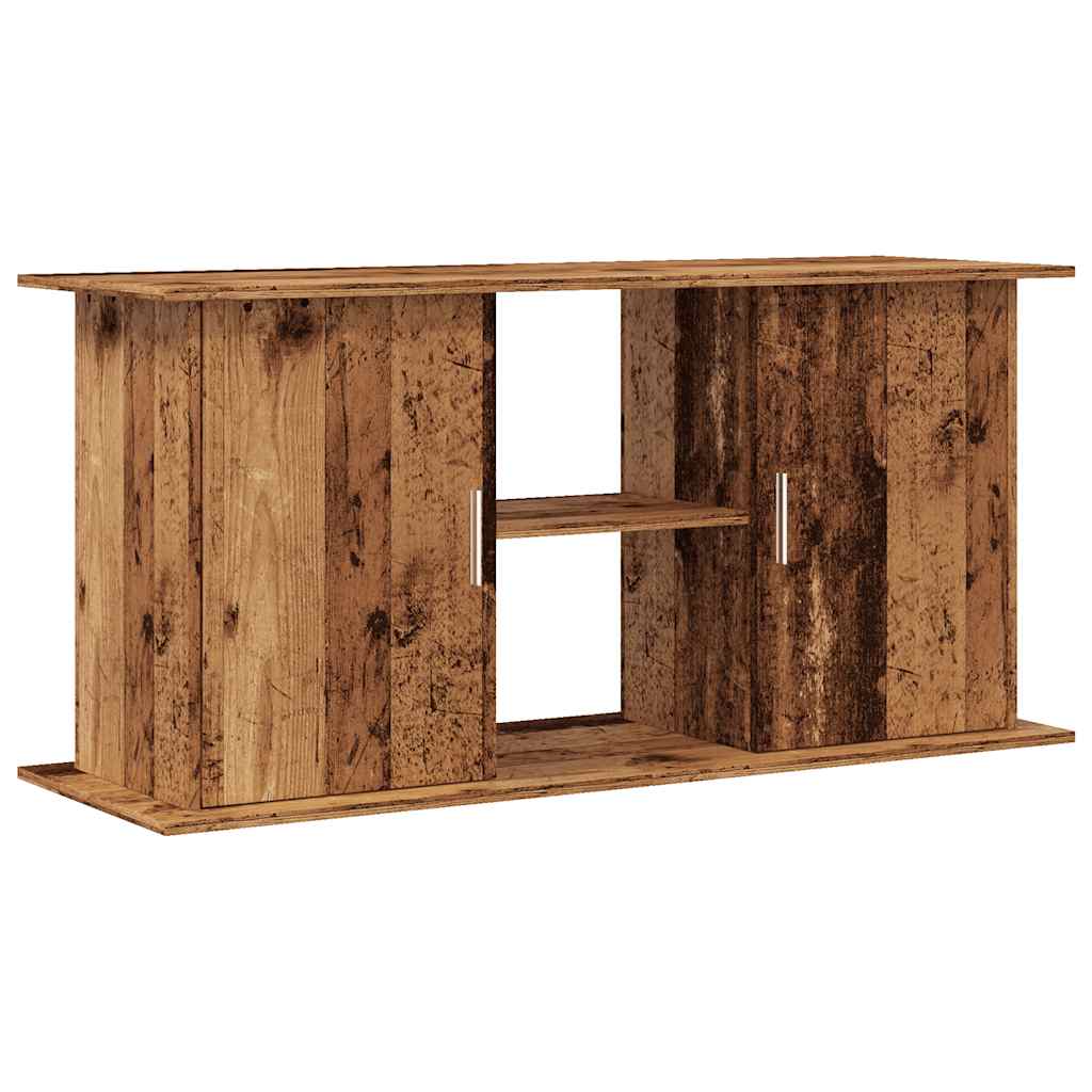 Vidaxx soporte para acuario 121x41x58 cm madera procesada, color madera vieja