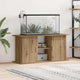 Vidaxl aquariumstandaard artisan eikenhout 121x41x58 cm bewerkt hout