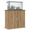 Vidaxx soporte para acuario roble artesanal 81x36x73 cm madera contrachapada