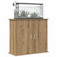 Vidaxl aquariumstandaard artisan eikenhout 81x36x73 cm bewerkt hout