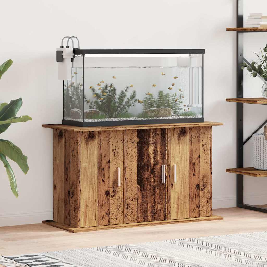 Estándar de Aquarium Vidaxl 101x41x58 cm de madera procesada de madera vieja
