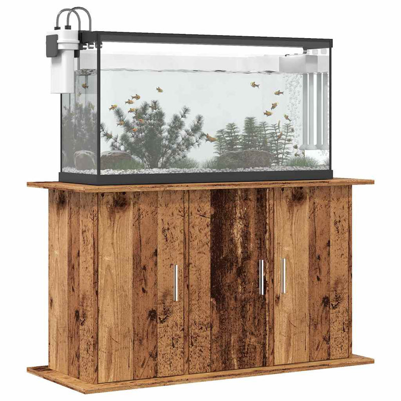 Estándar de Aquarium Vidaxl 101x41x58 cm de madera procesada de madera vieja