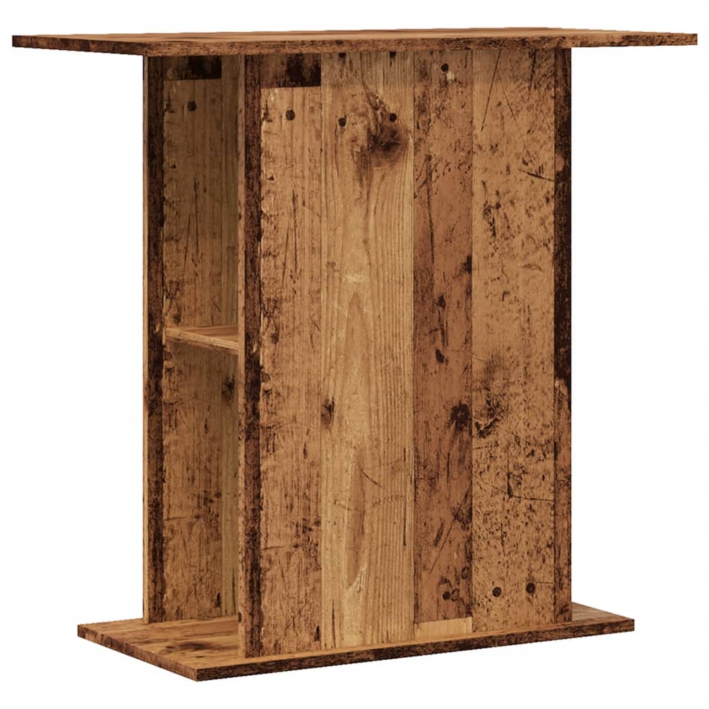 Vidaxl Aquarium Standard 36x75x72.5 cm de madera procesada de madera vieja
