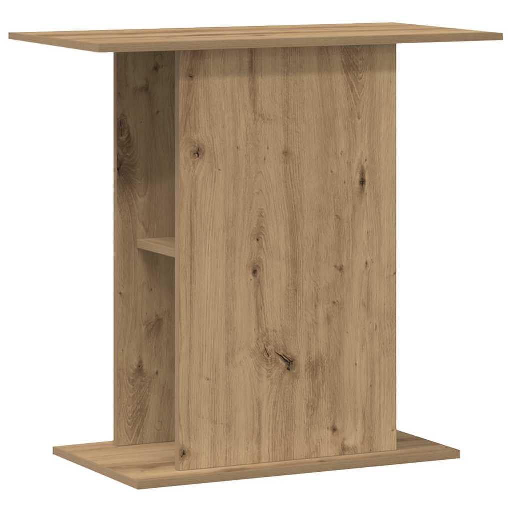 Estándar de Aquarium Vidaxl 36x75x72.5 cm de roble artesanal procesado