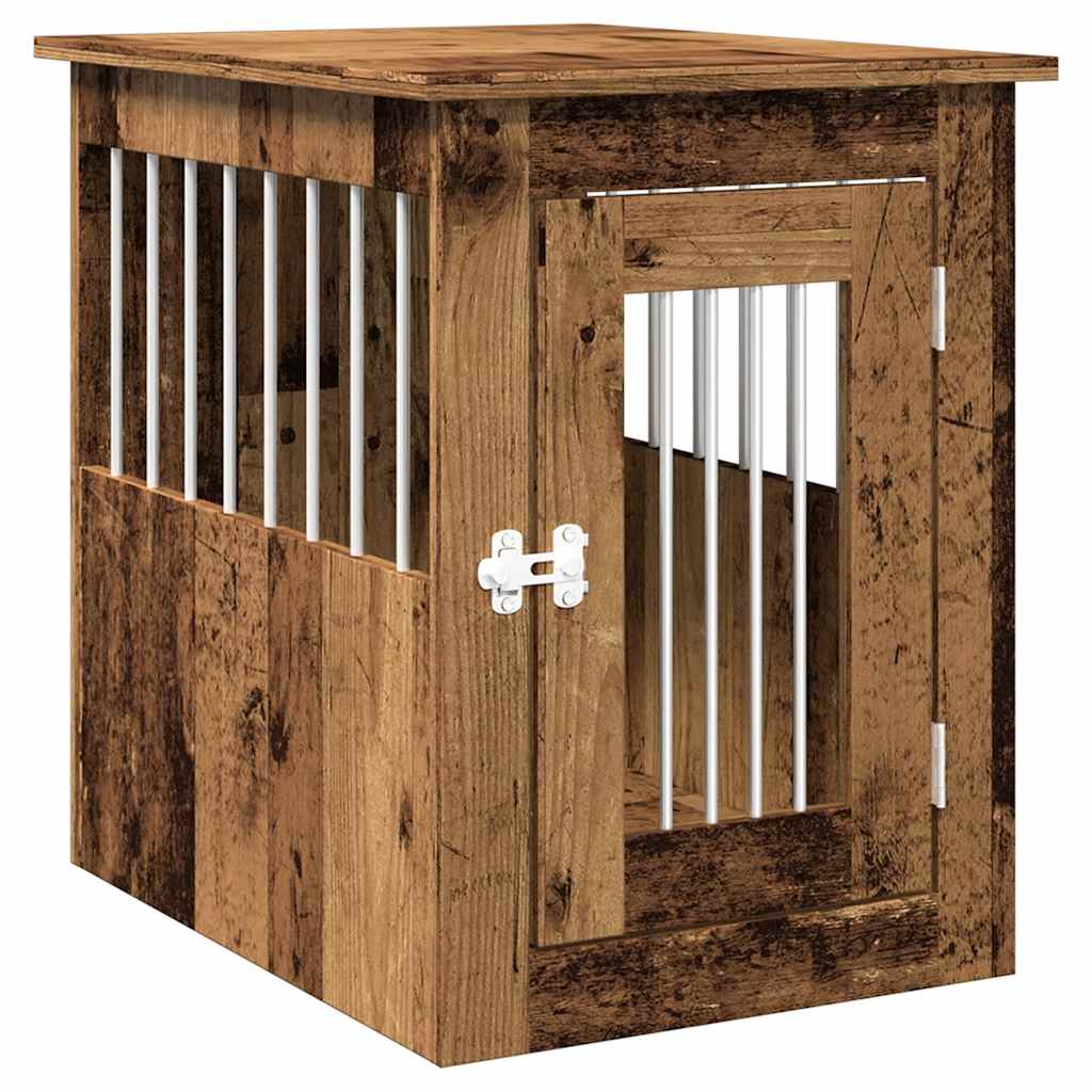 Vidaxl Hondenbench 45x62x59 cm in legno di legno trasformato