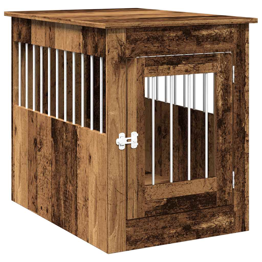 Vidaxl Hondenbench 55x80x68 cm in legno di legno trasformato
