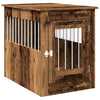 Vidaxl Hondenbench 55x80x68 cm de madera procesada de madera vieja