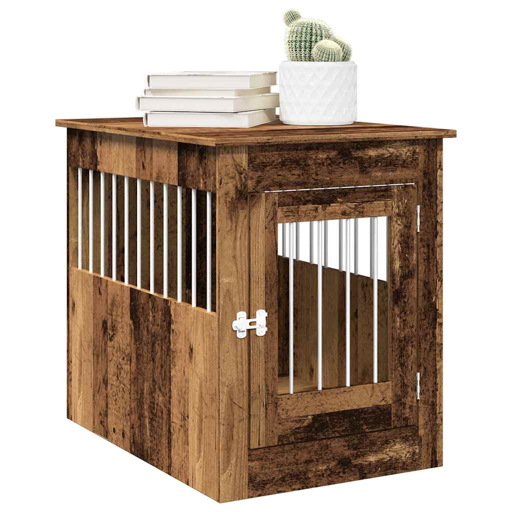 Vidaxl Hondenbench 55x80x68 cm in legno di legno trasformato