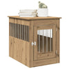 Vidaxl Hondenbench 55x80x68 cm de roble artesanal procesado