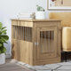 Vidaxl Hondenbench 55x80x68 cm de roble artesanal procesado