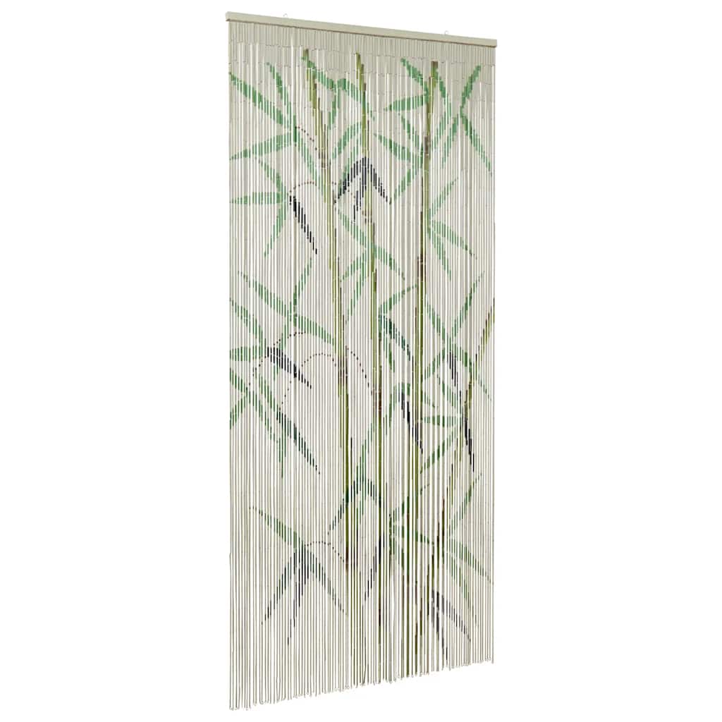 VidaXL cortina de insectos estampado bambú 100x200 cm bambú