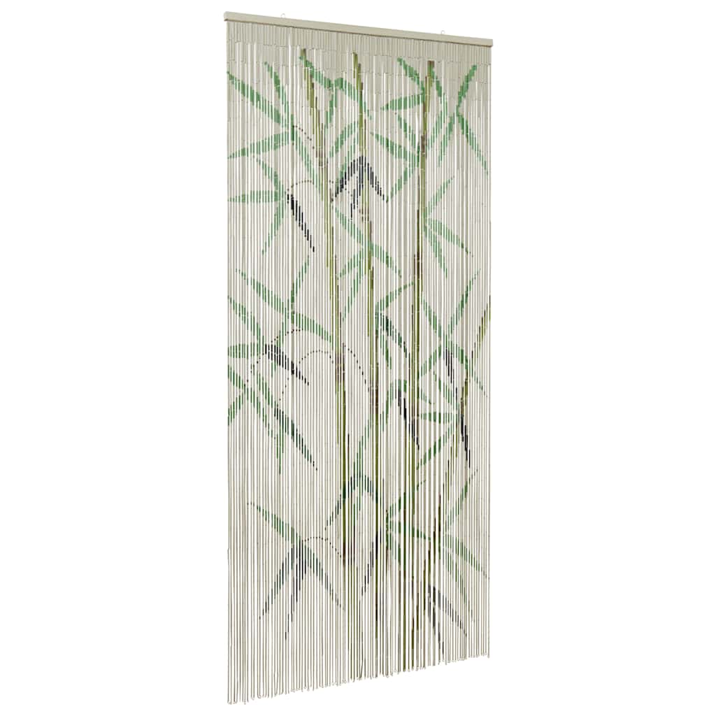 VidaXL cortina de insectos estampado bambú 100x220 cm bambú
