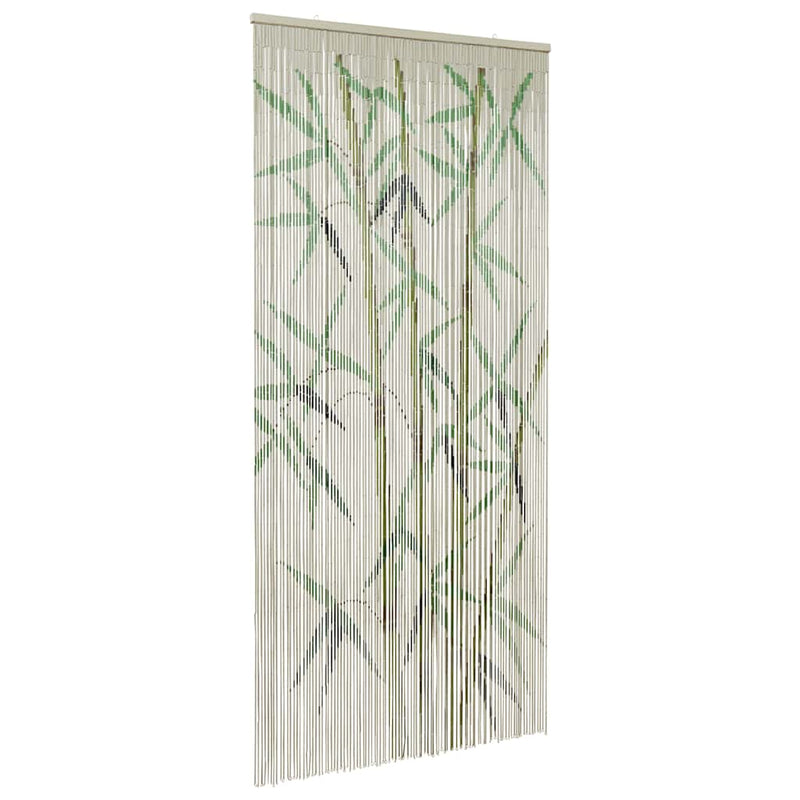 VidaXL cortina de insectos estampado bambú 100x220 cm bambú