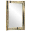 Specchio da bagno VidaXL con specchio marrone 70 x 50 x 2,5 cm