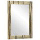 Specchio da bagno VidaXL con specchio marrone 70 x 50 x 2,5 cm