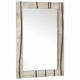 Specchio da bagno VidaXL con specchio marrone 70 x 50 x 2,5 cm