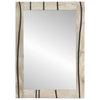 Specchio da bagno VidaXL con specchio marrone 70 x 50 x 2,5 cm