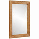Specchio da bagno Vidaxxl con specchio marrone chiaro 70 x 50 x 2,5 cm