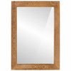 Espejo de baño vidaxxl con espejo marrón claro 70 x 50 x 2,5 cm