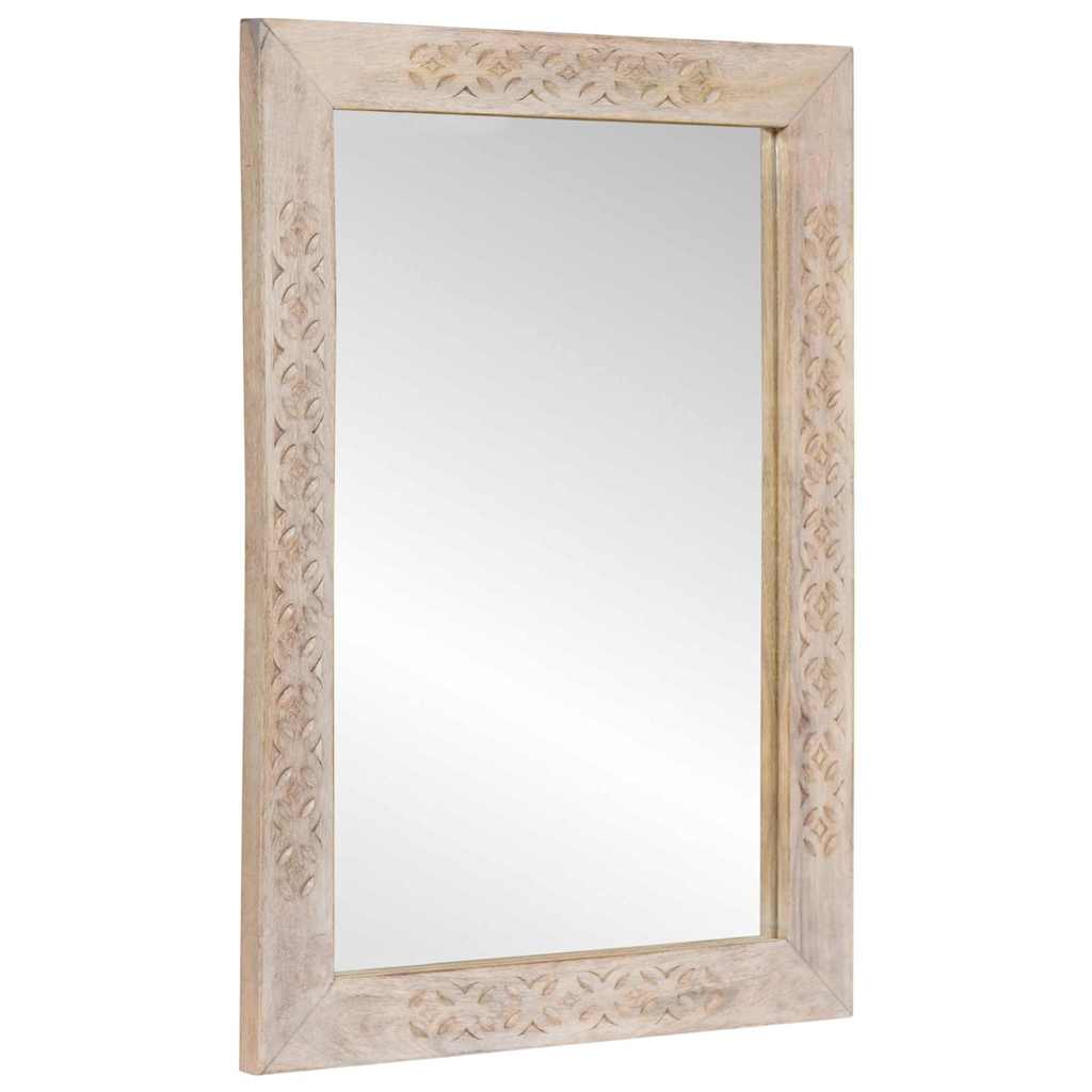 Specchio da bagno VidaXL con specchio bianco 70 x 50 x 2,5 cm