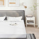 VidaXL protector de colchón impermeable 90x200 cm blanco