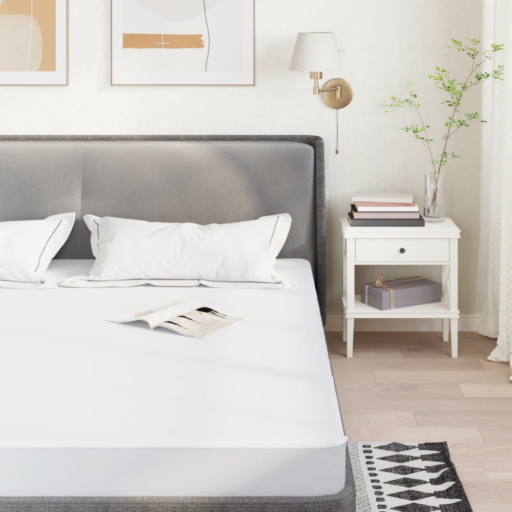 Vidaxx protector de colchón impermeable 120x200 cm blanco