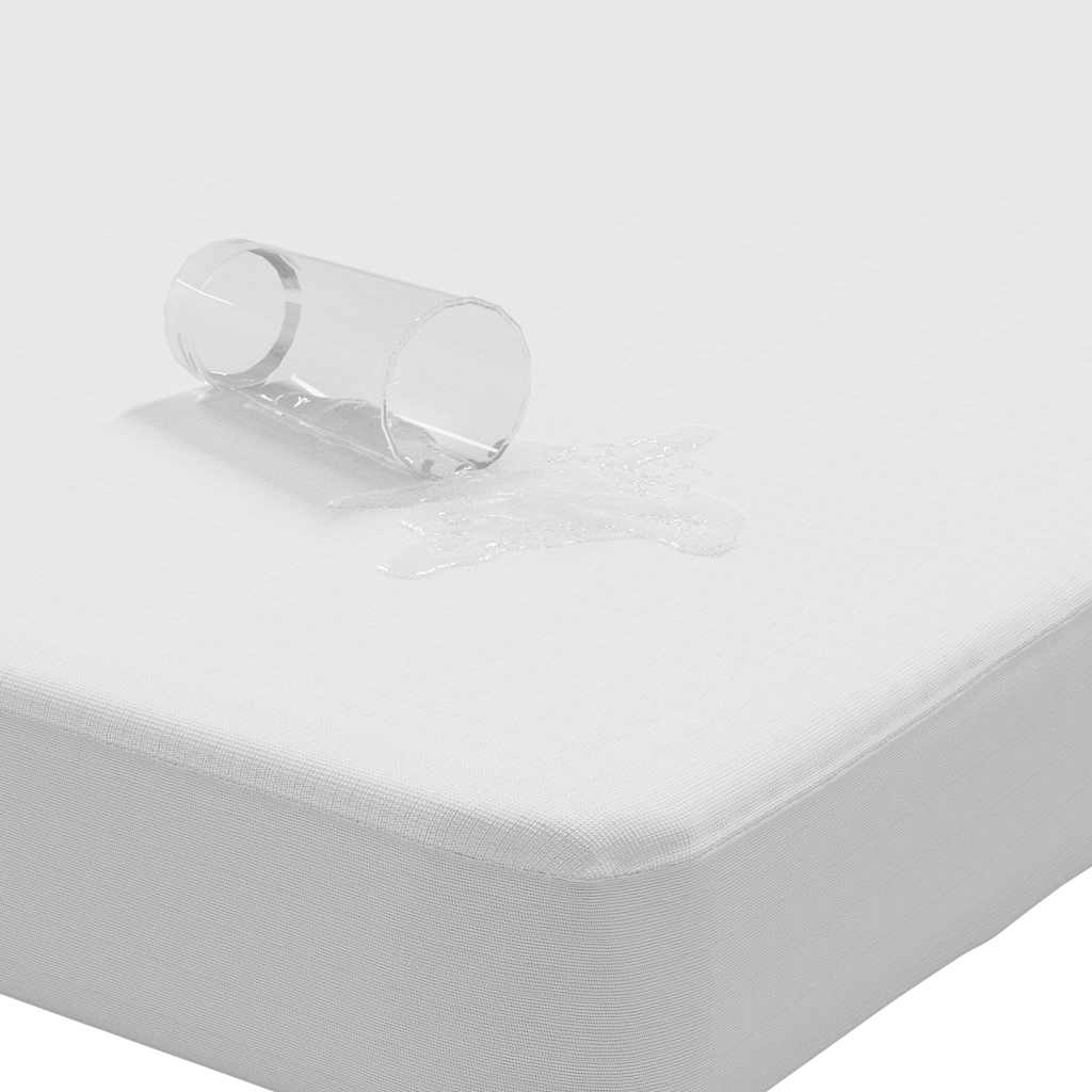 Vidaxx protector de colchón impermeable 90x220 cm blanco