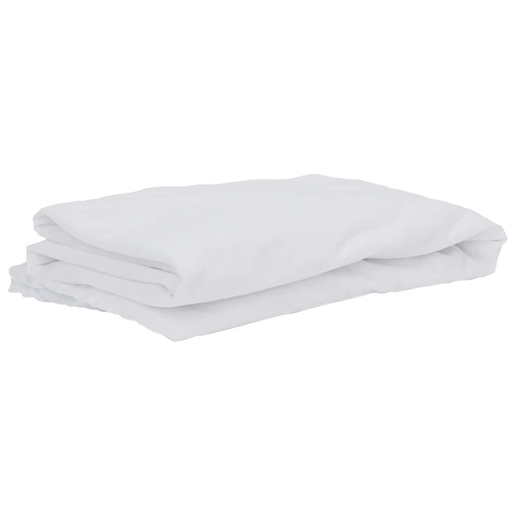 VidaXL protector de colchón impermeable 140x220 cm blanco