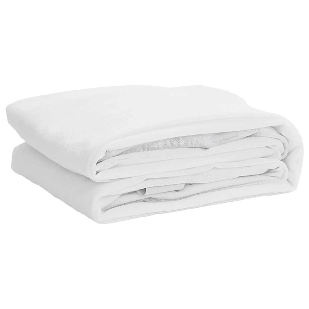 VidaXL protector de colchón impermeable 180x200 cm blanco