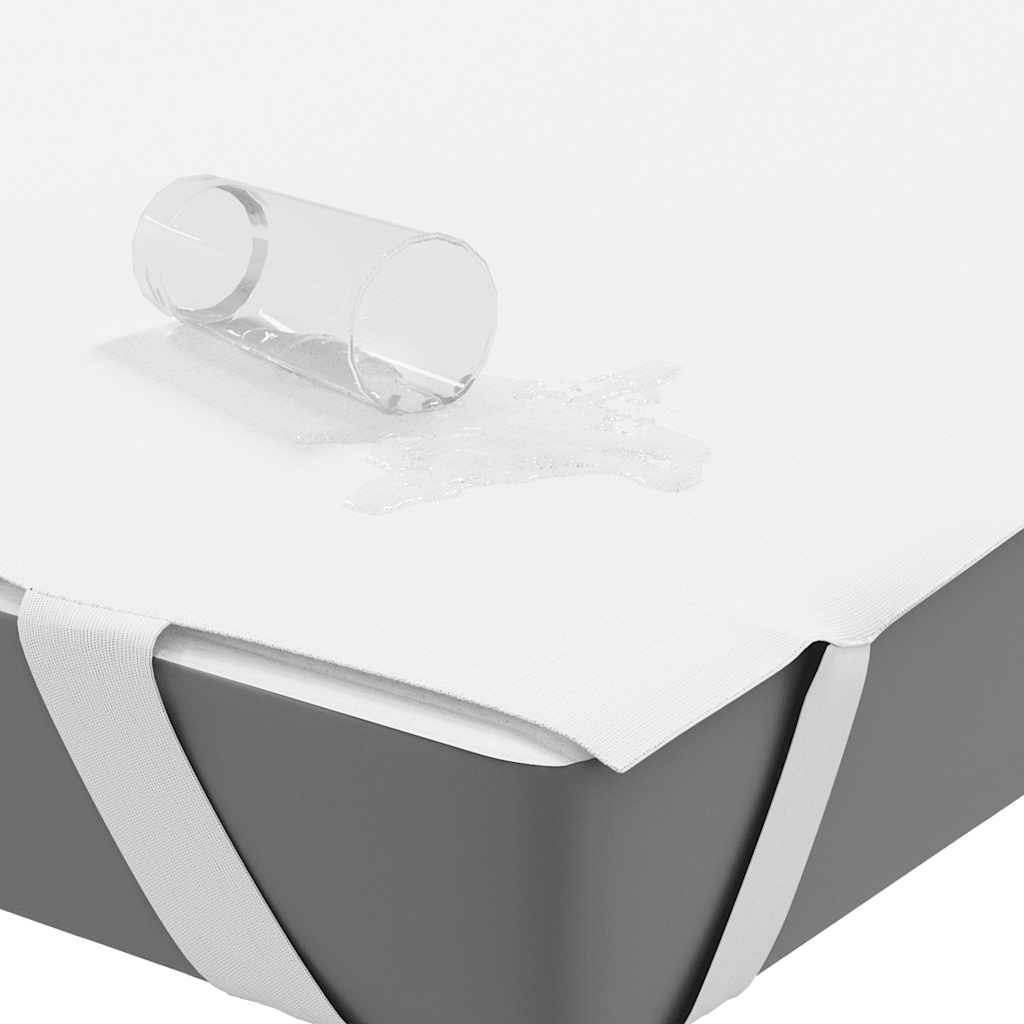 Vidaxx protector de colchón impermeable 90x220 cm blanco
