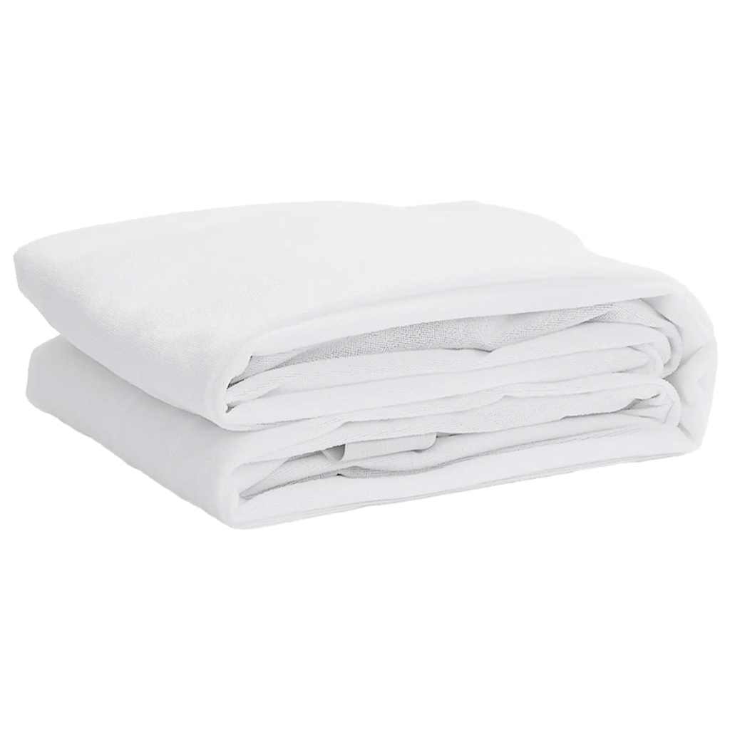 VidaXL protector de colchón impermeable 140x220 cm blanco