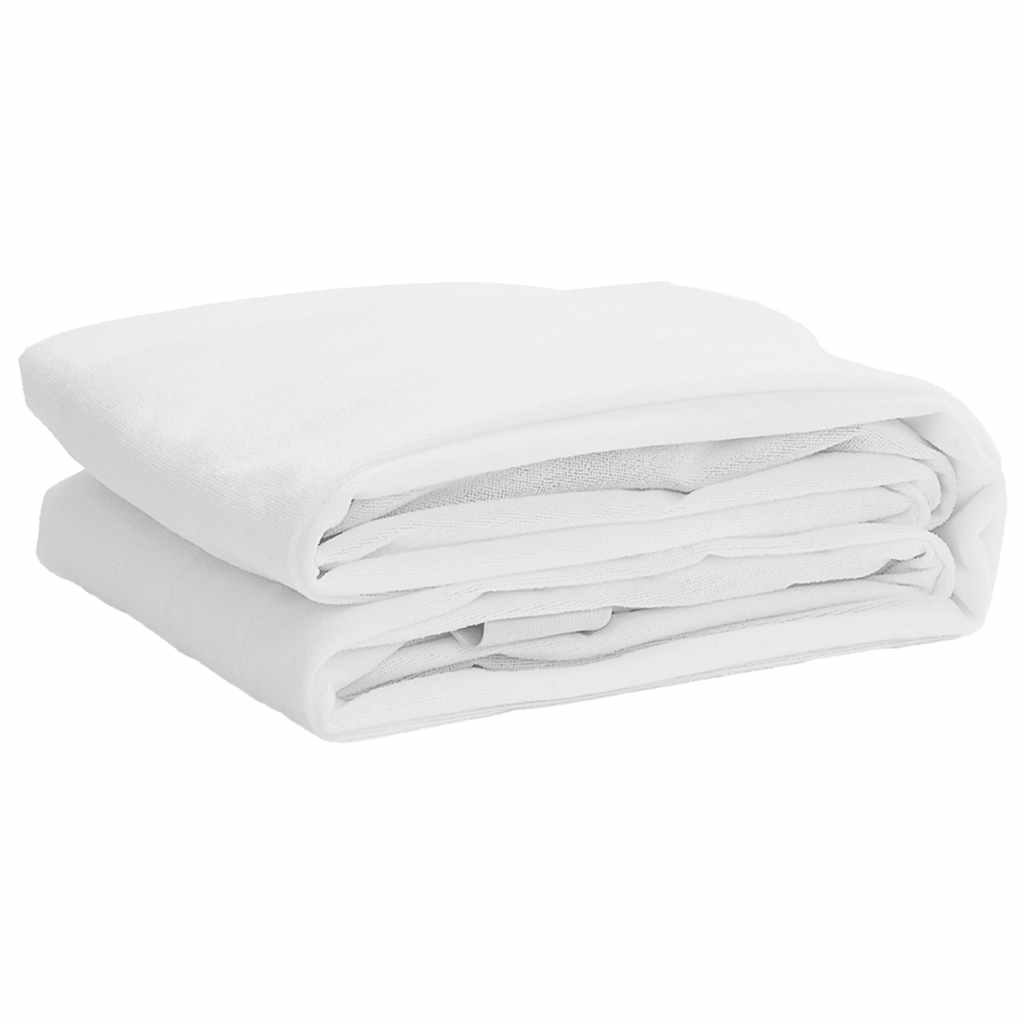 VidaXL protector de colchón impermeable 180x220 cm blanco