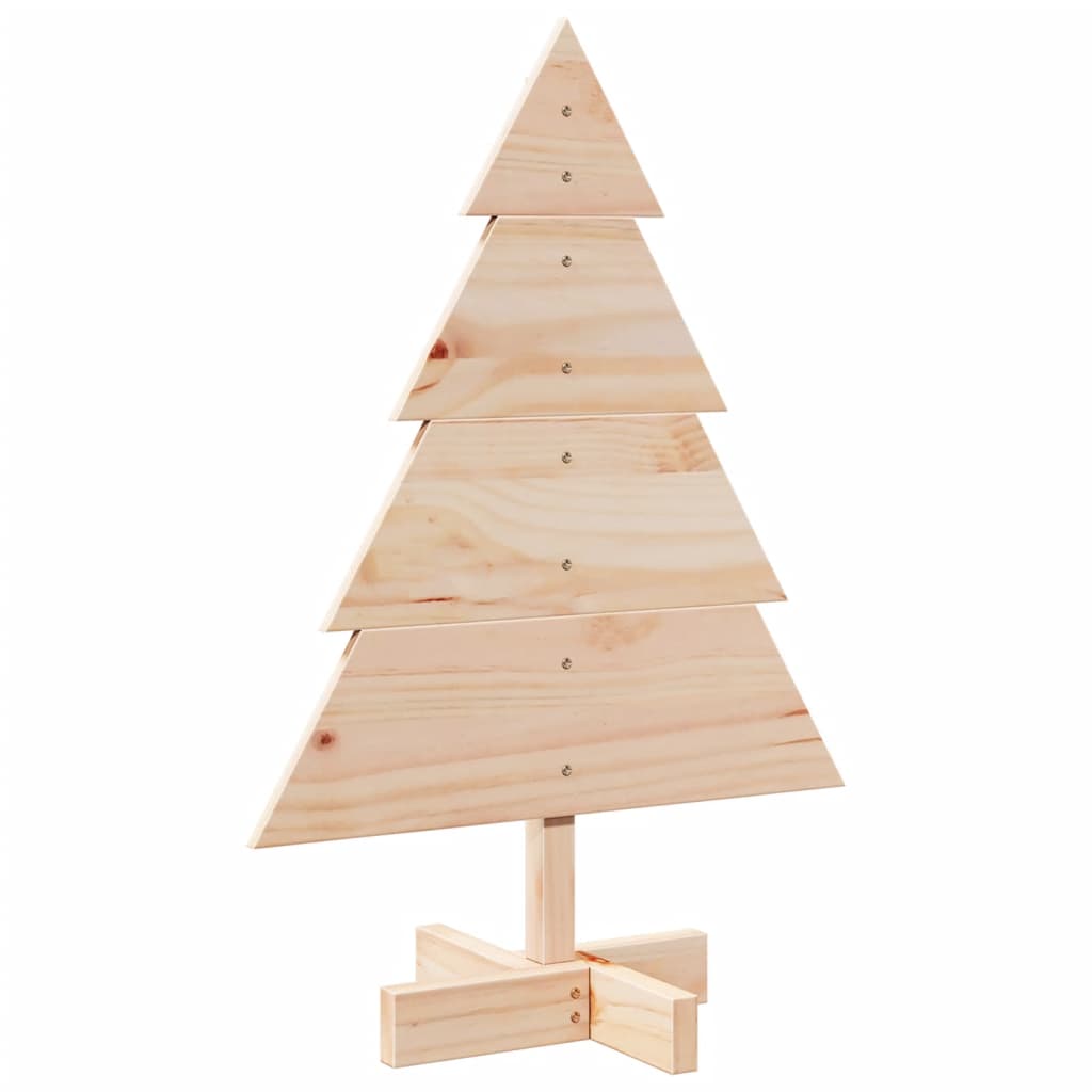 Vidaxl Decoración de Navidad Árbol de Navidad 70 cm Madera maciza