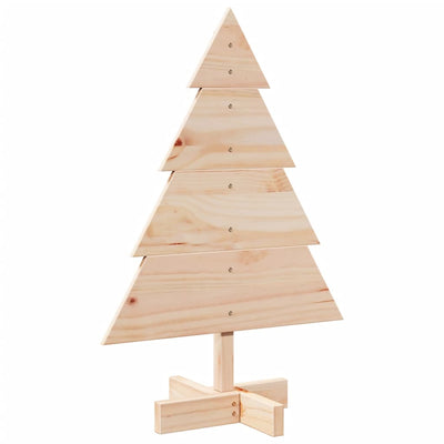 Vidaxl Decoración de Navidad Árbol de Navidad 70 cm Madera maciza