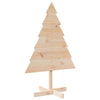 Vidaxl Decoración de Navidad Árbol de Navidad 110 cm Madera sólida