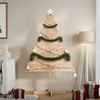 Vidaxl Decoración de Navidad Árbol de Navidad 150 cm Madera sólida
