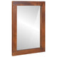 Vidaxx espejo rectangular marrón y plateado 50 x 2,5 x 70 cm