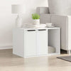 VidaXL arenero para gatos 60x40x40 cm acabado madera blanco
