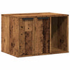 Vidaxl kattenbakkast 60x40x40 cm bewerkt hout oud houtkleurig