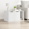 Mueble sanitario para gatos Vidaxxl 80x50x45 cm acabado madera blanco