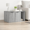 Vidaxl kattenbakkast 80x50x45 cm bewerkt hout grijs sonoma eikenkleur