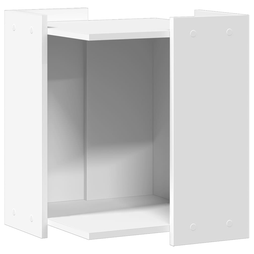 Vidaxl Kattenbakkast 42x42x51 cm de madera procesada blanca