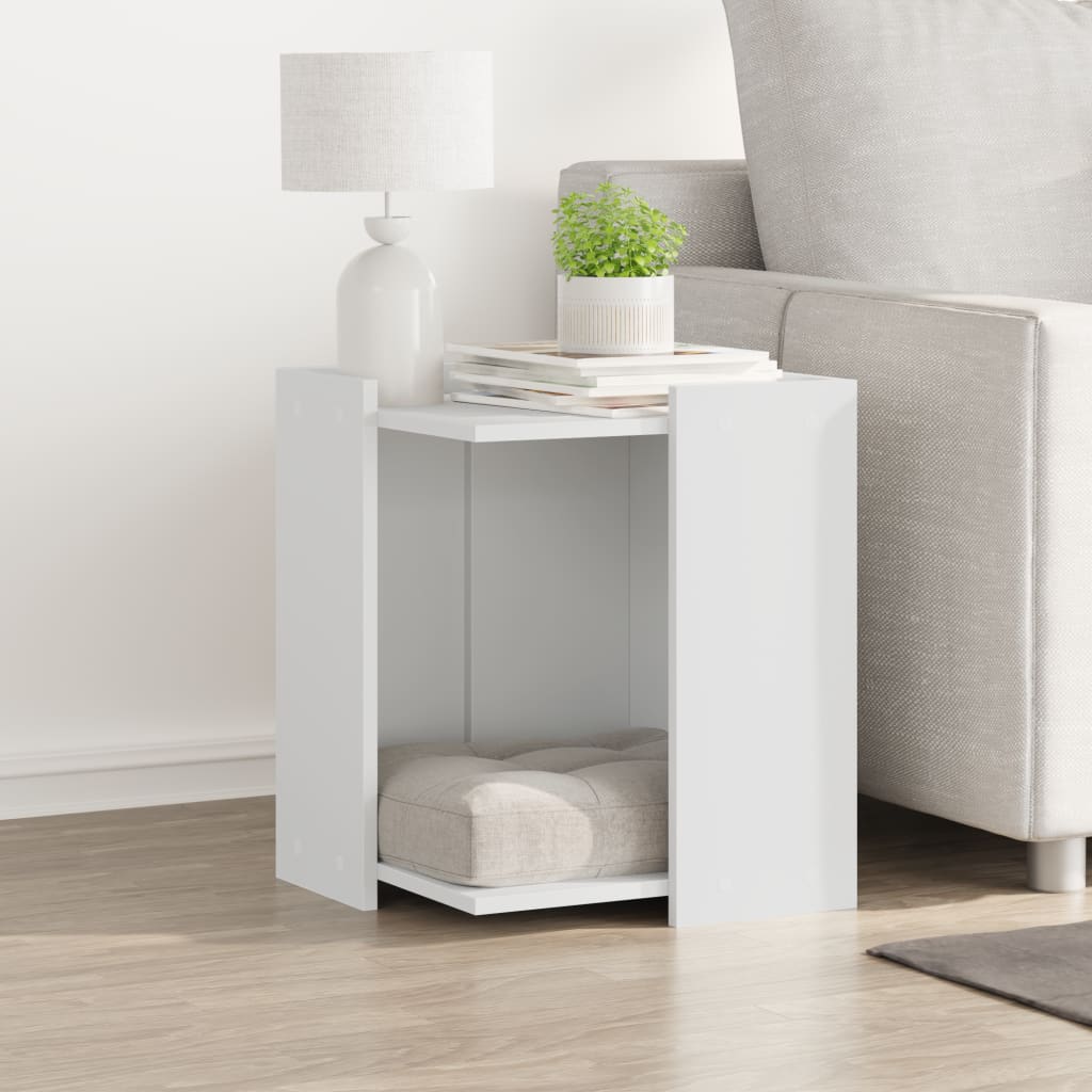 Vidaxl Kattenbakkast 42x42x51 cm de madera procesada blanca