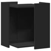 Vidaxl Cattenbakkast 42x42x51 cm Black in legno elaborato